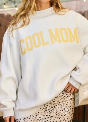 Reversible Cool Mom/Mother Oversized Sweatshirt *PREORDER*