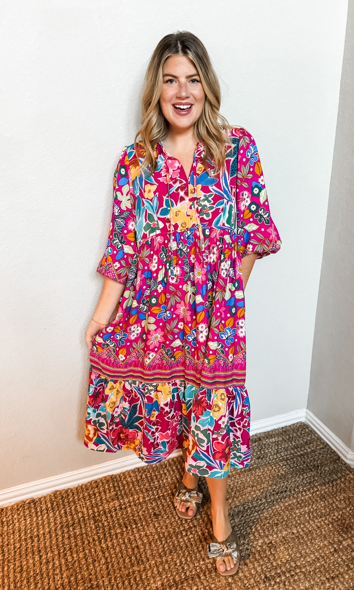 Memory Mile Midi in Magenta