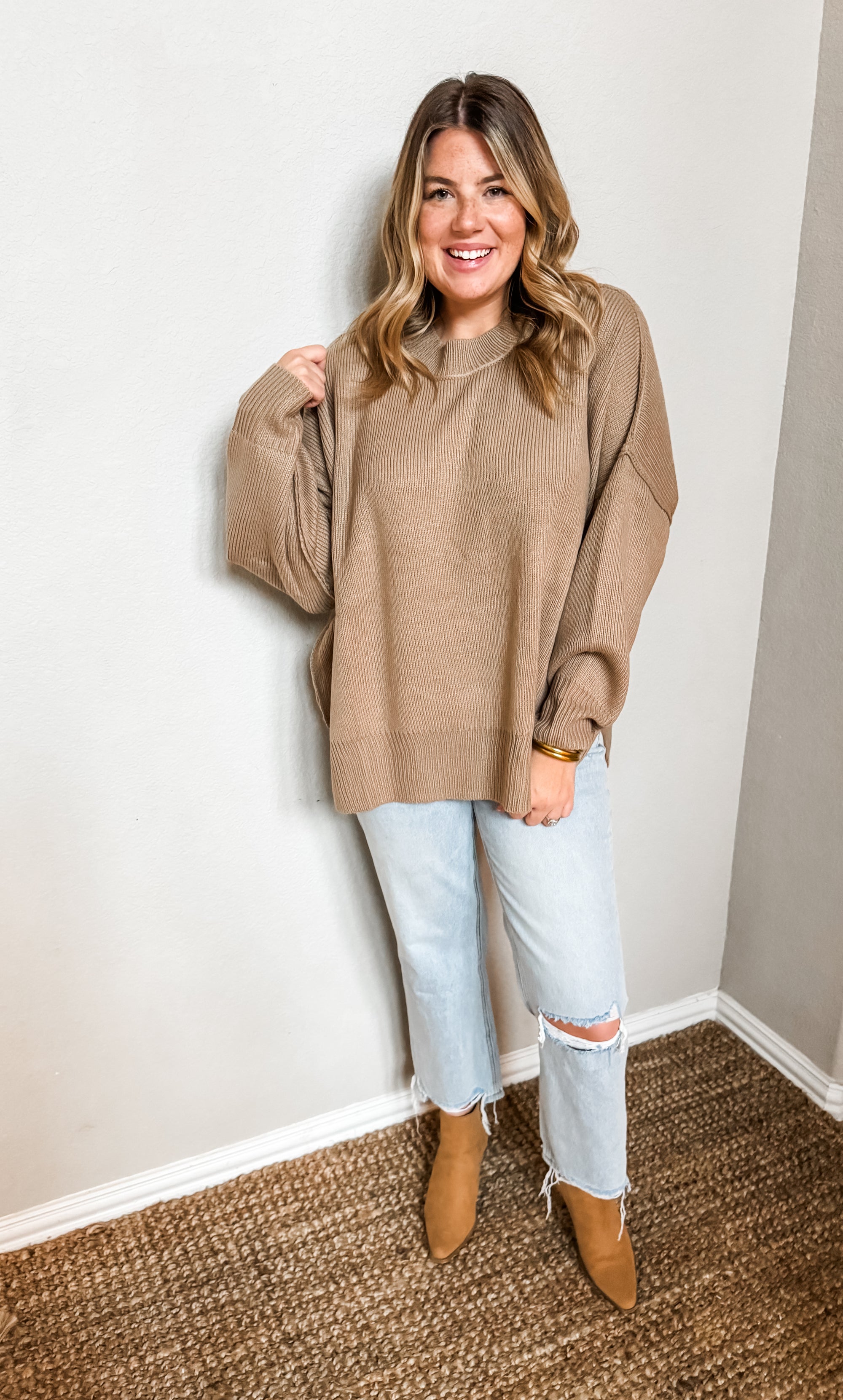 Warm Embrace Sweater- Coco