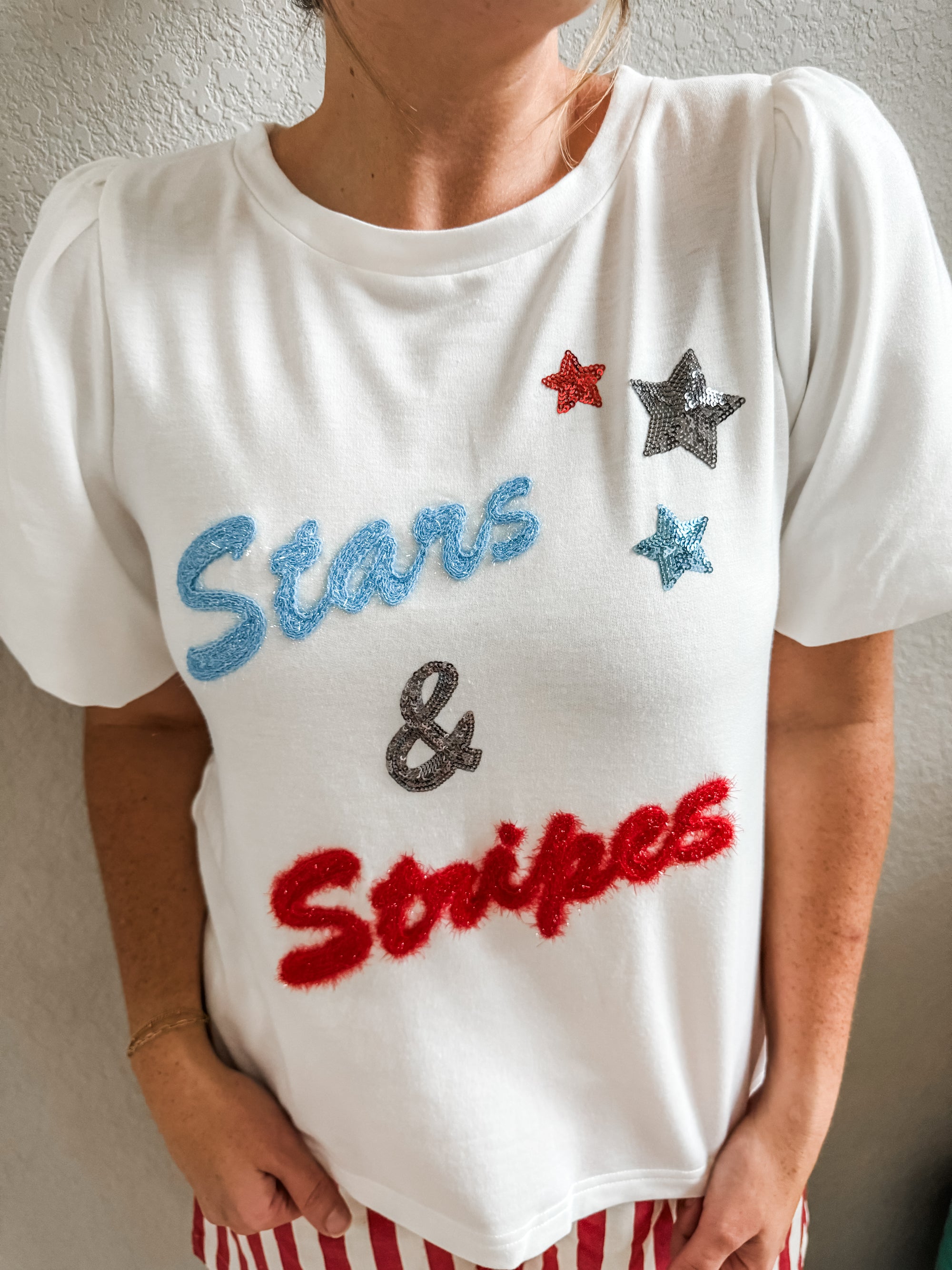 Its Giving Stars & Stripes Top