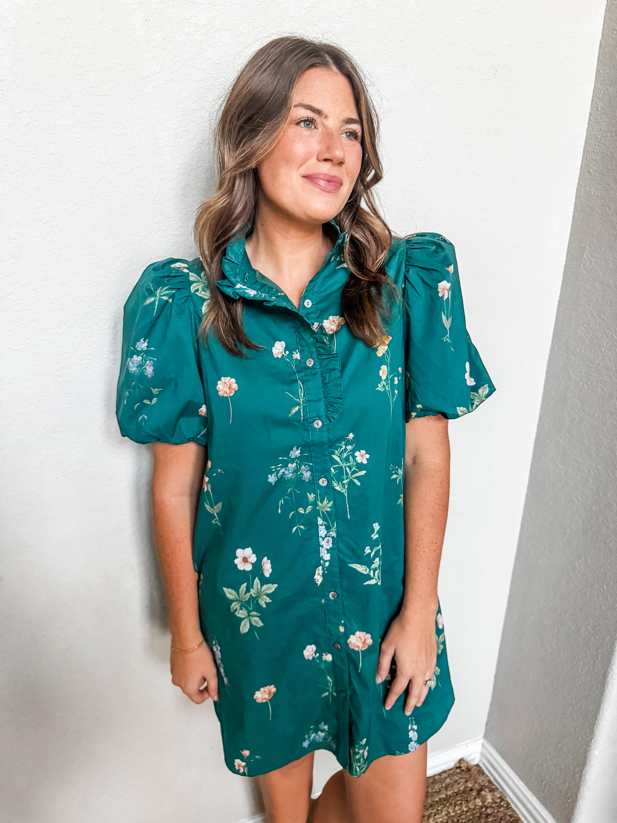 Evergreen Bloom Dress