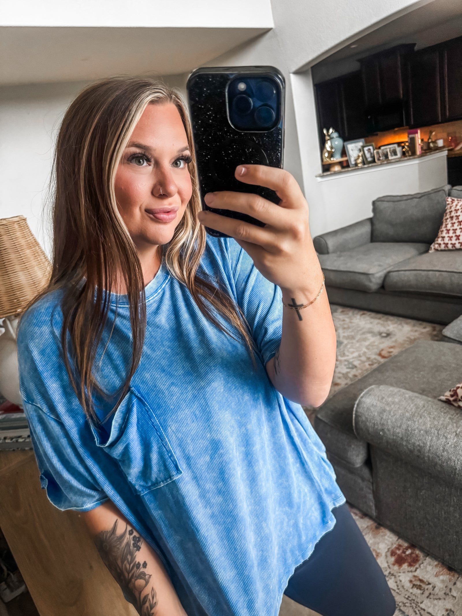 Easy Going Tee in Blue