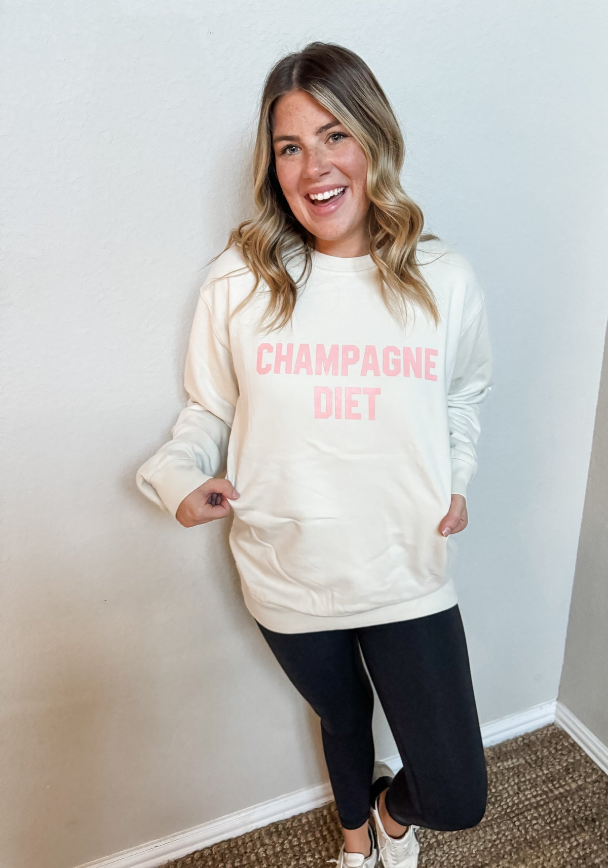 Champagne Diet Pullover