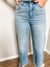 Victoria High Rise Crop Wide Leg Denim