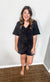 Lets Get Casual Romper in Black