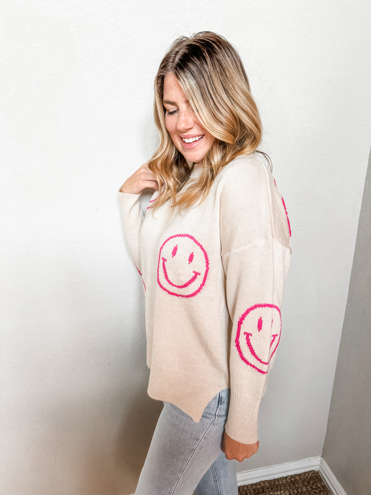 All Smiles Sweater Top