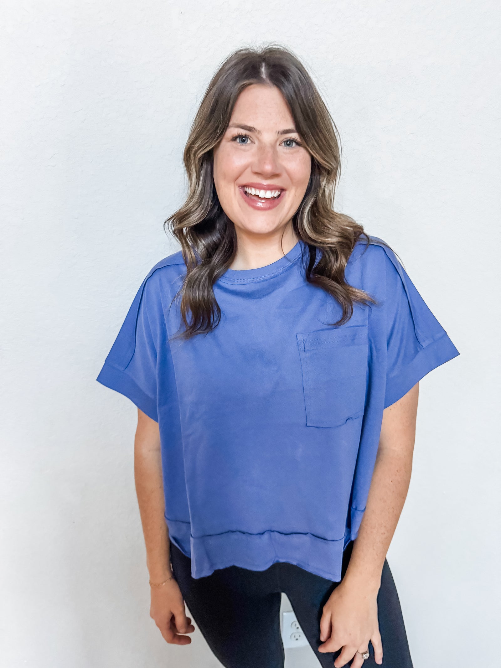 Every Day Tee in Marlin Blue