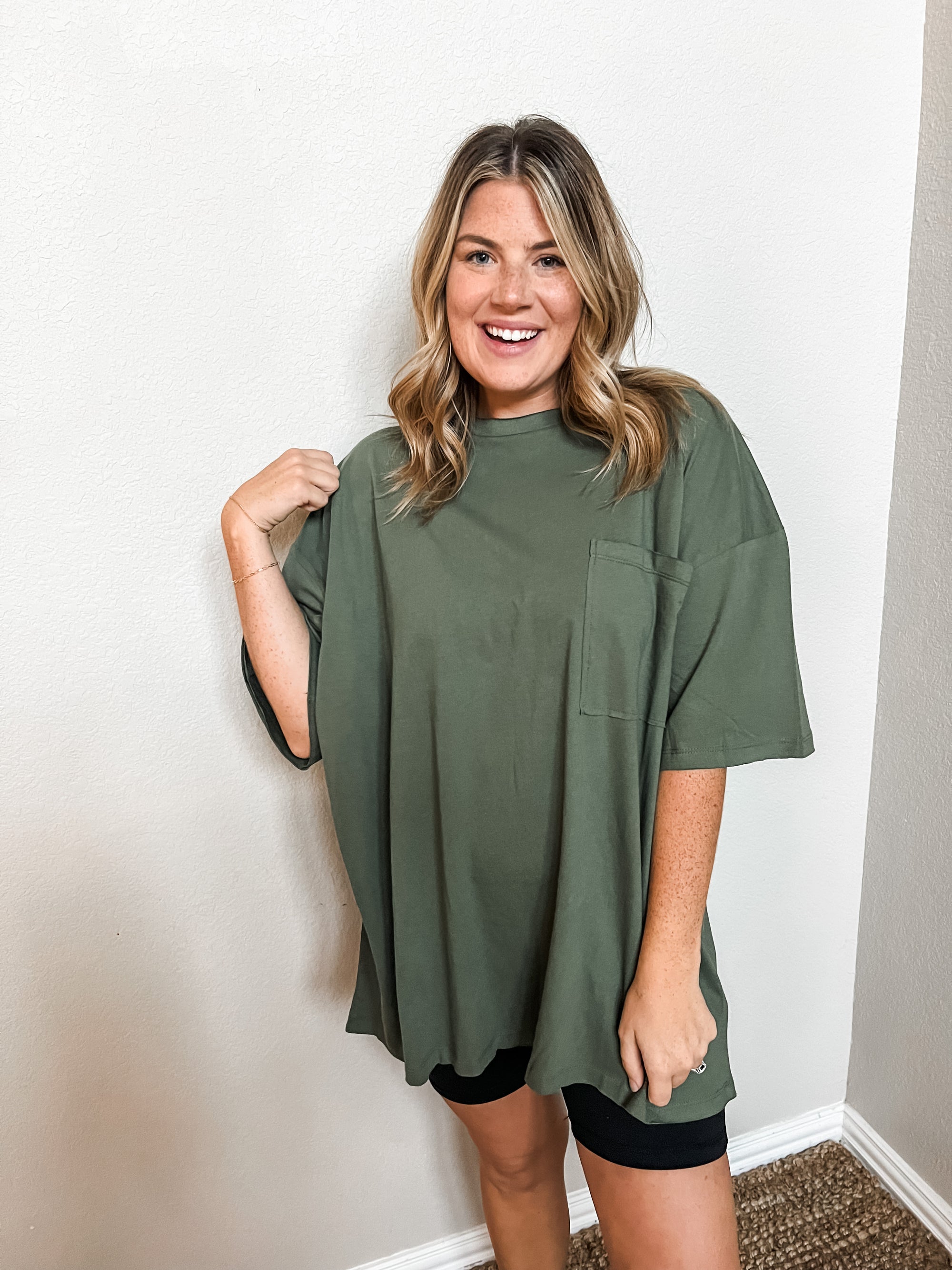 At Your Best Tee- Olive