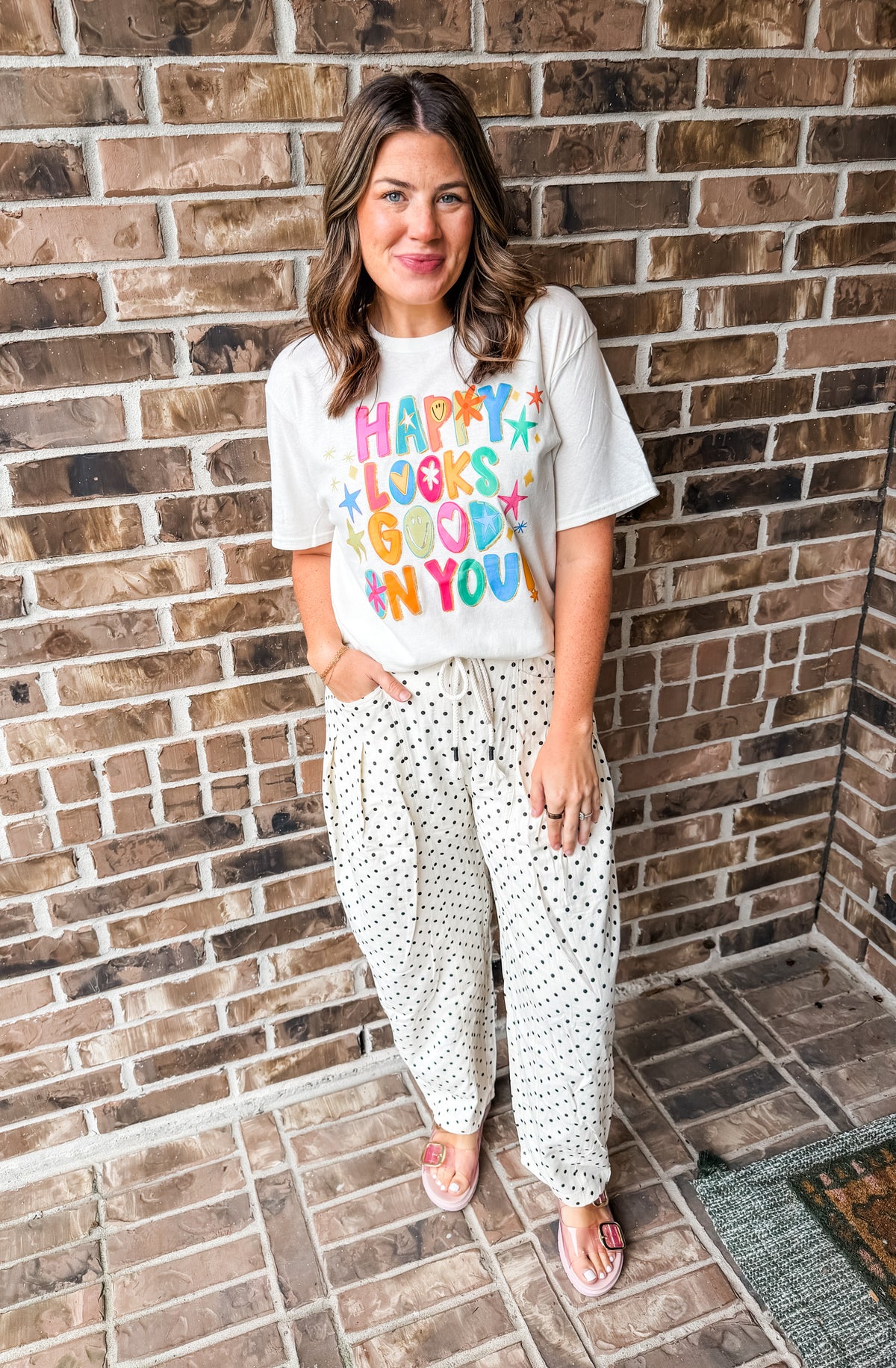 Happy Looks Good On You Tee