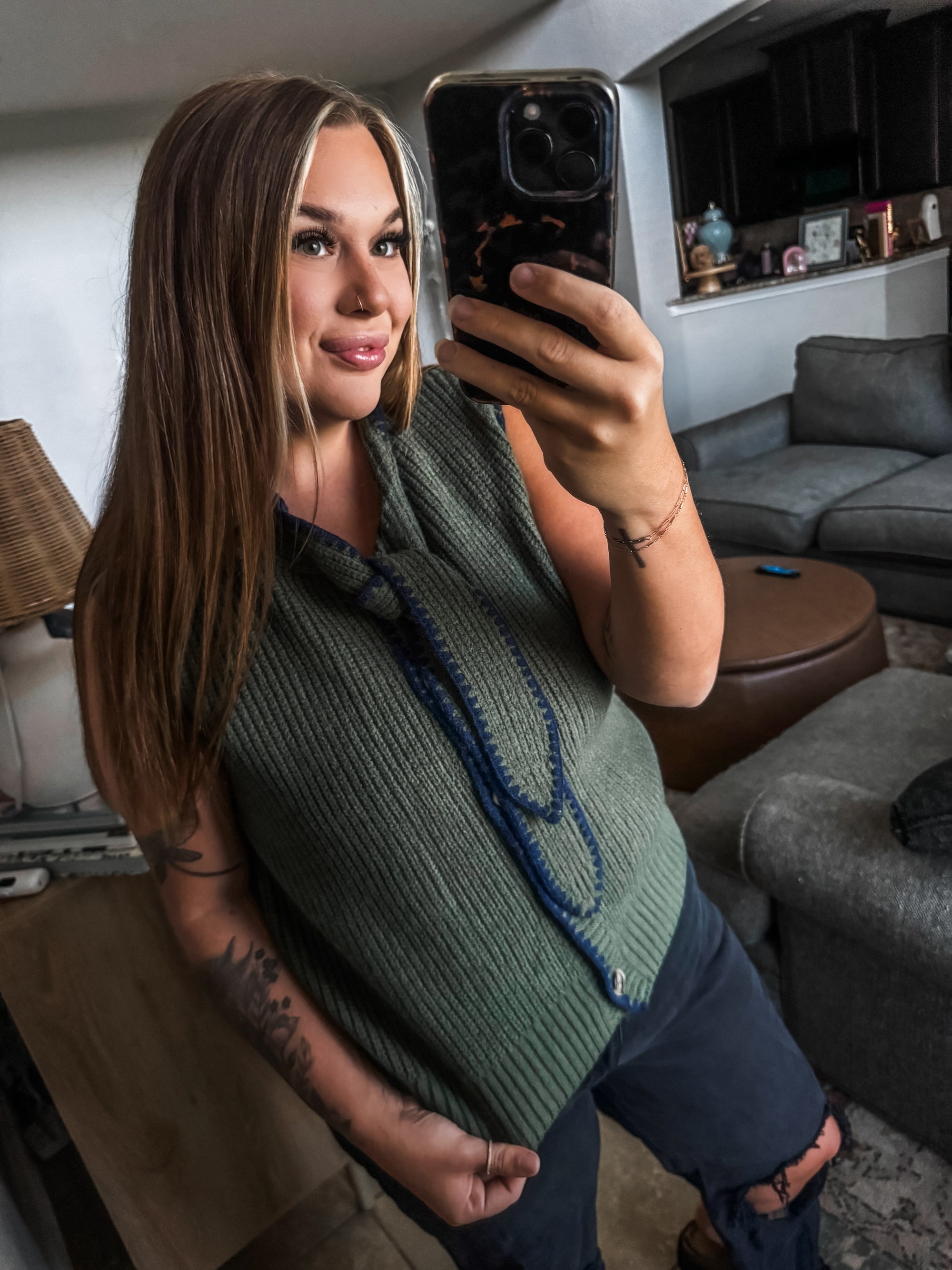 Classic Charm Sweater Top