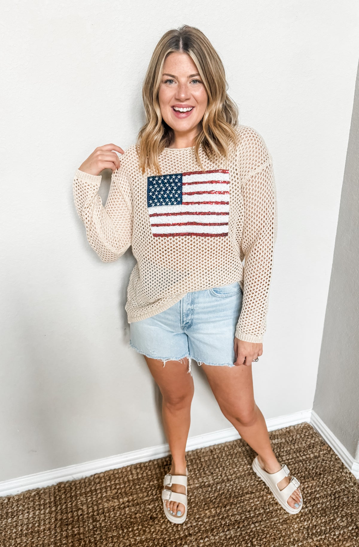 All American Crochet Top