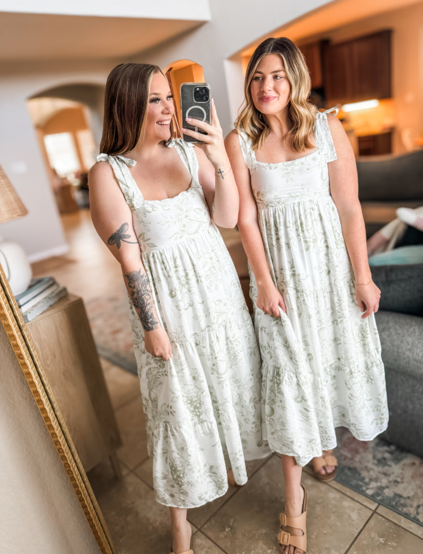 St Tropez Stroll Dress in Green