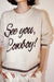 See you, Cowboy! Sweater - Brown *PREORDER*