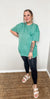 Visions of You Oversized Tee- Green