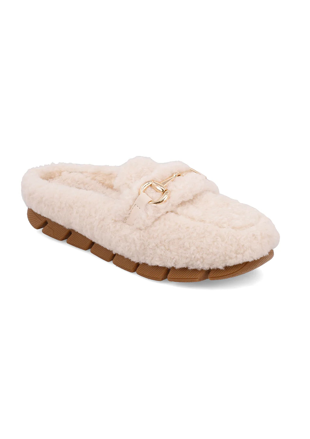 Cocoa Shearling Mule