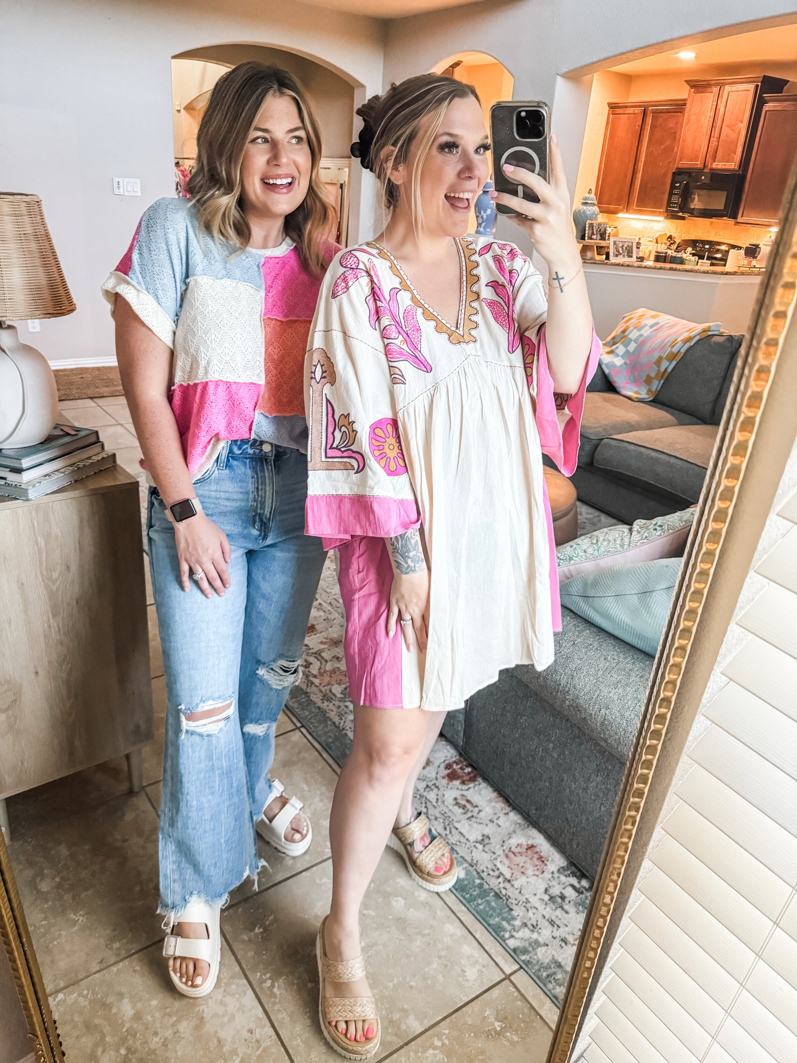 Spring Serenade Embroidered Dress