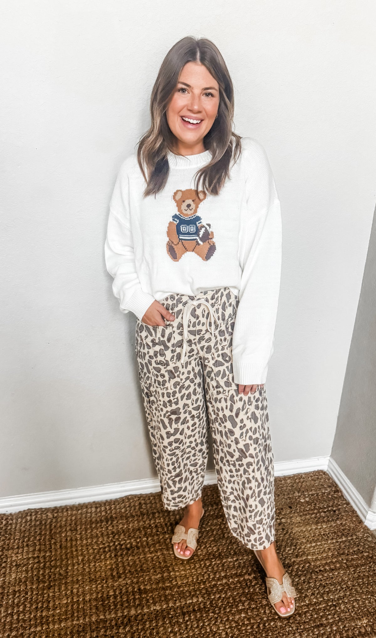 Football Teddy Sweater