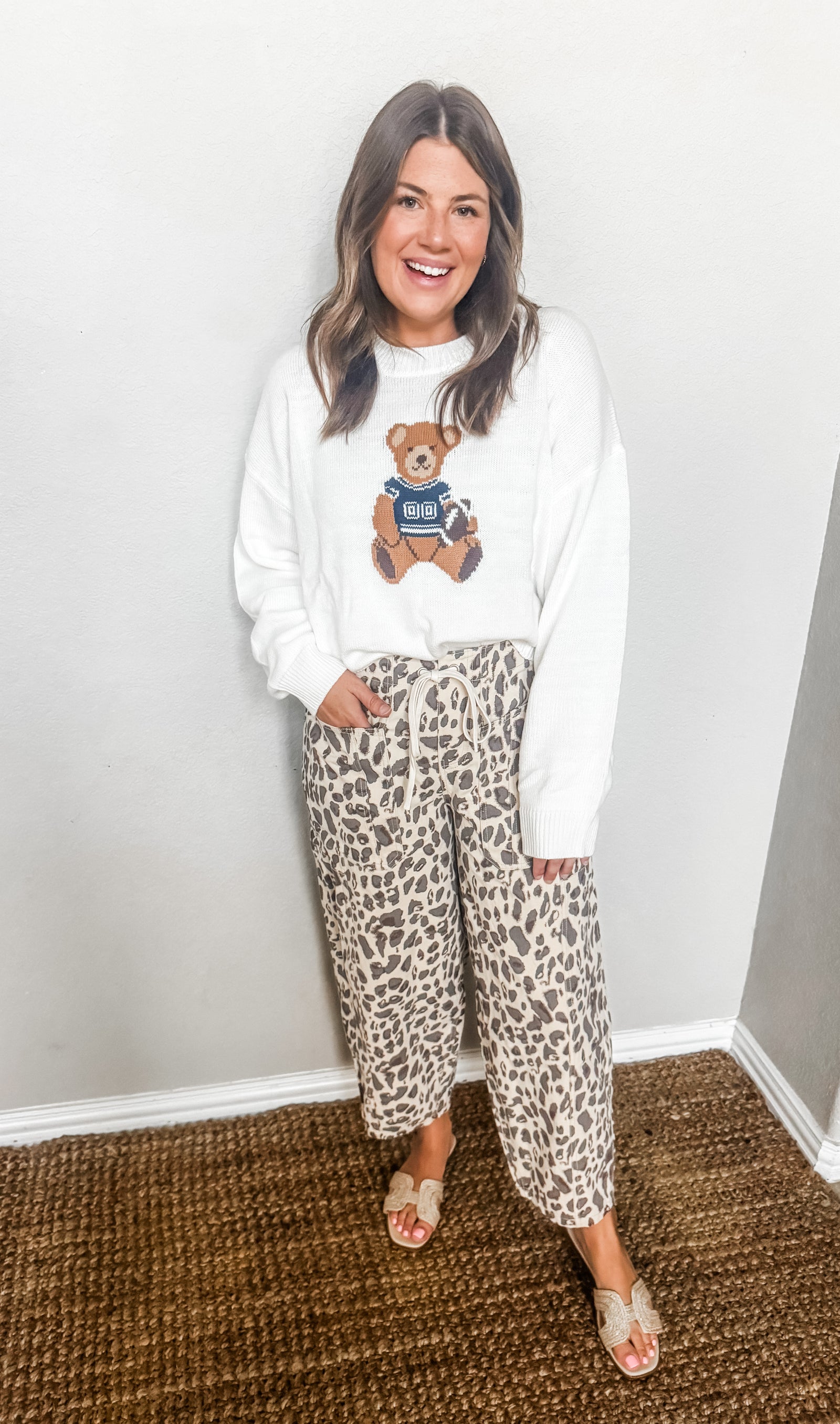 Football Teddy Sweater