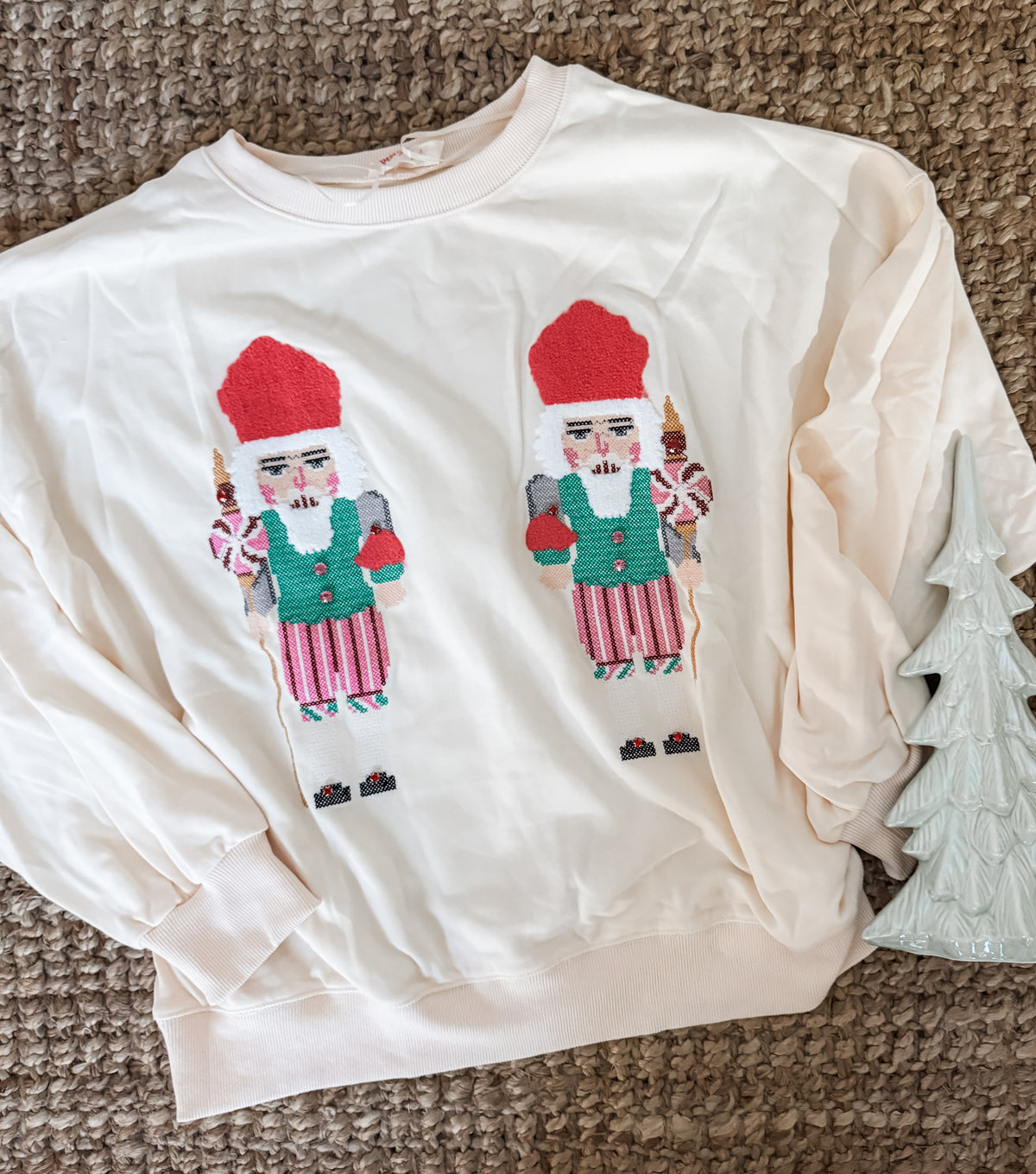 Cross Stitch Nutcracker Sweatashirt