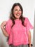 Every Day Tee in Hot Pink