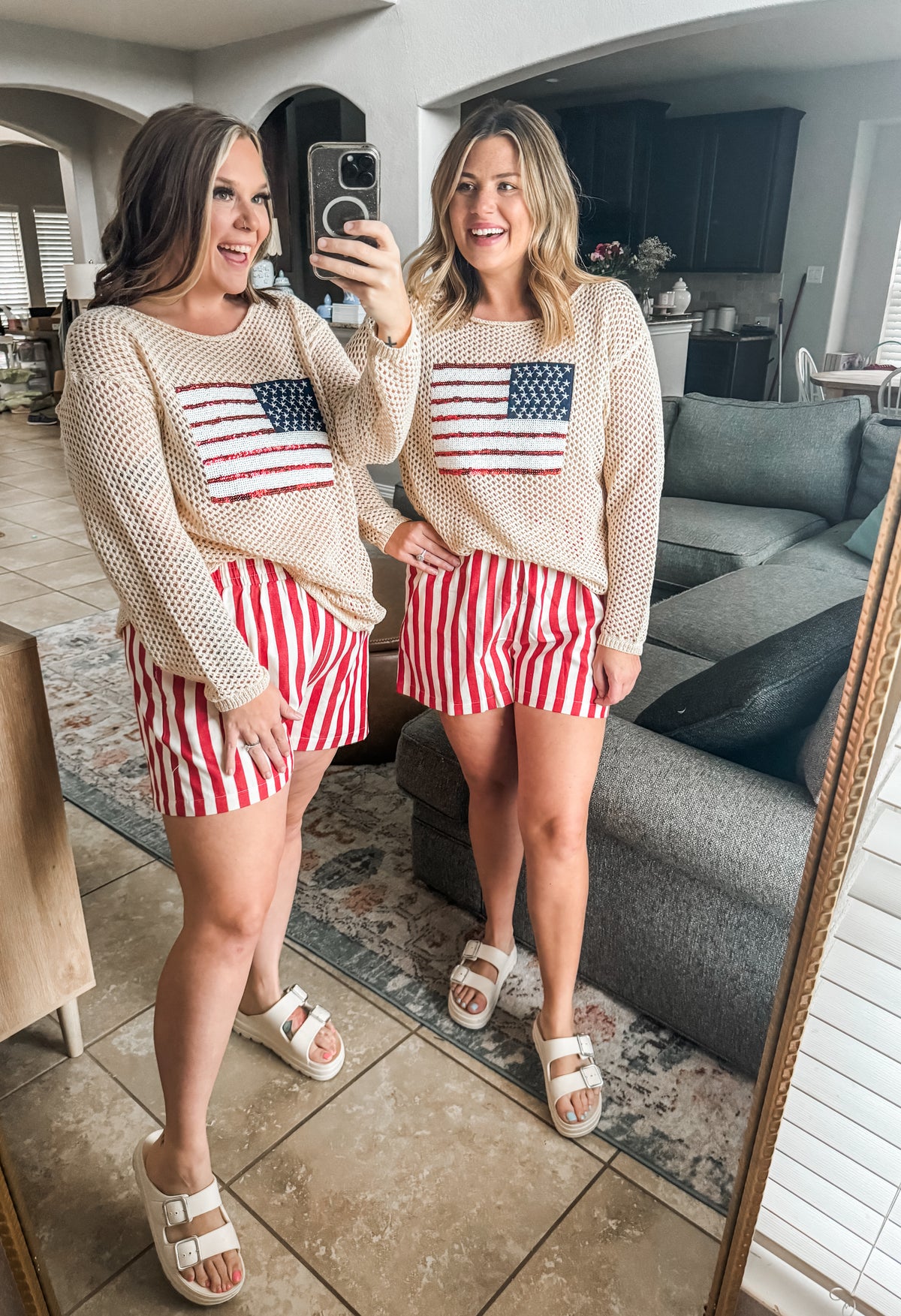 All American Crochet Top