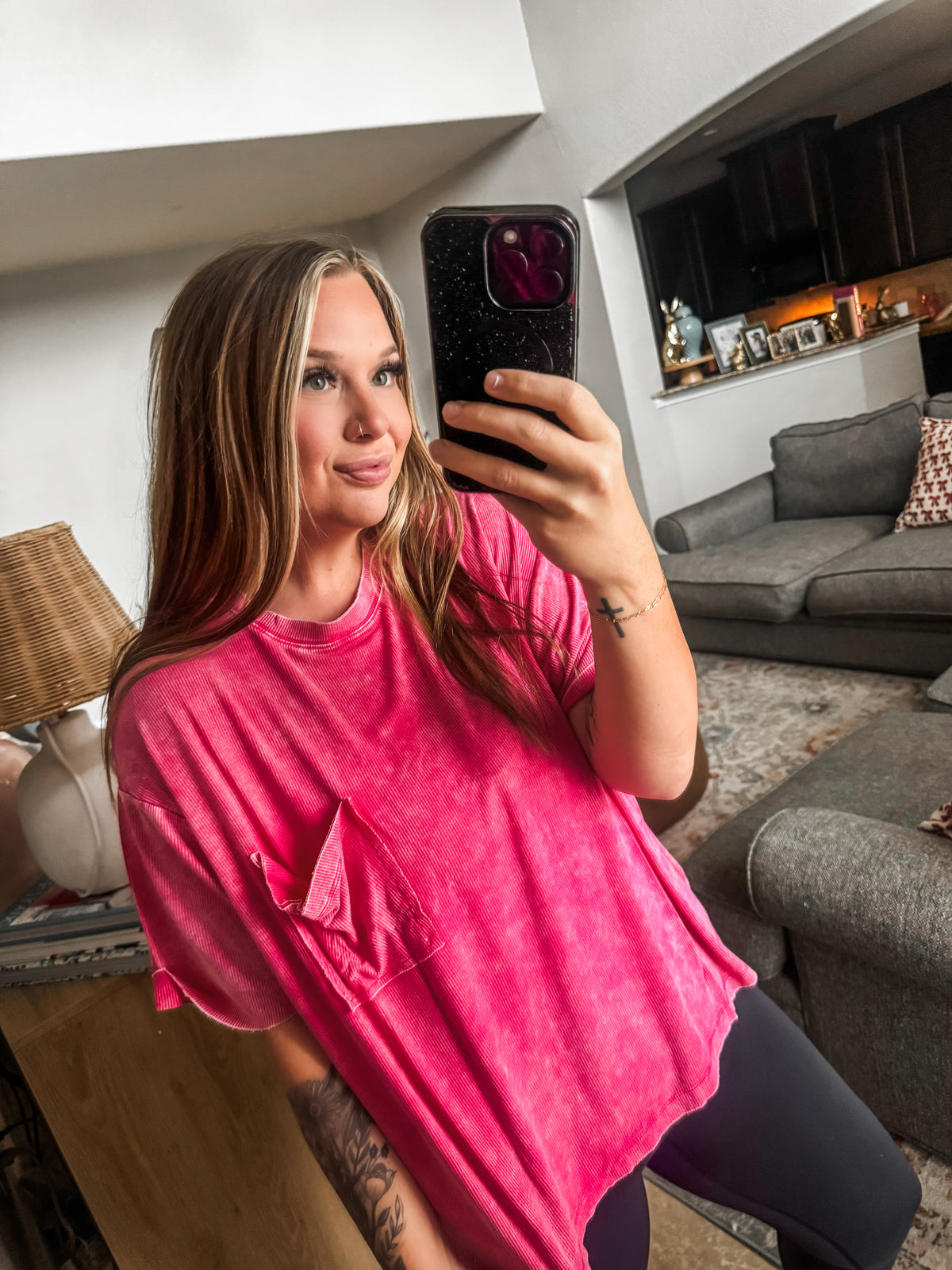 Easy Going Tee in Pink