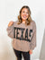 Oversized Texas Crewneck in Espresso