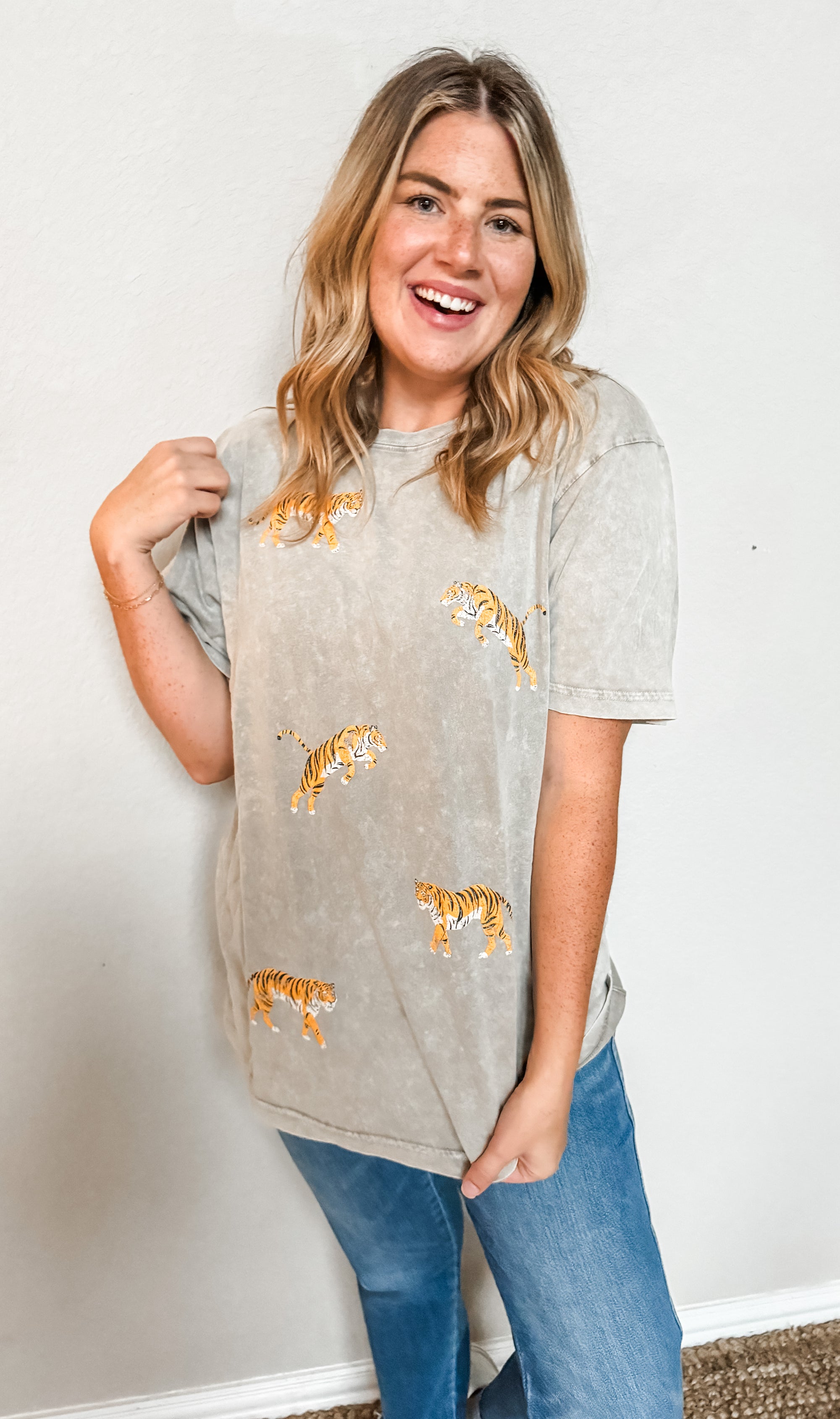Eye of the Tiger Oversized Tee