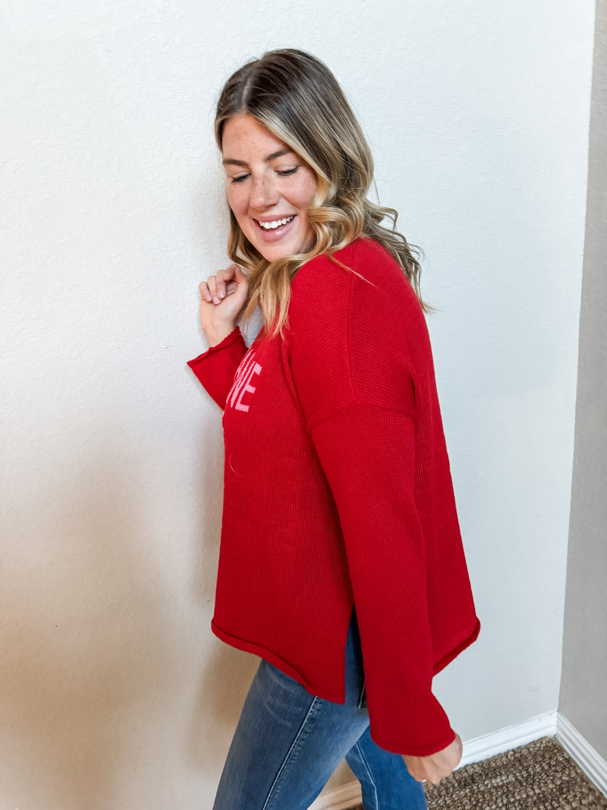 Champagne Please Knit Sweater