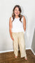 Sunset Stripe Pant in Yellow