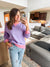 The Day Off Oversized Sweatshirt in Pink/Lavender