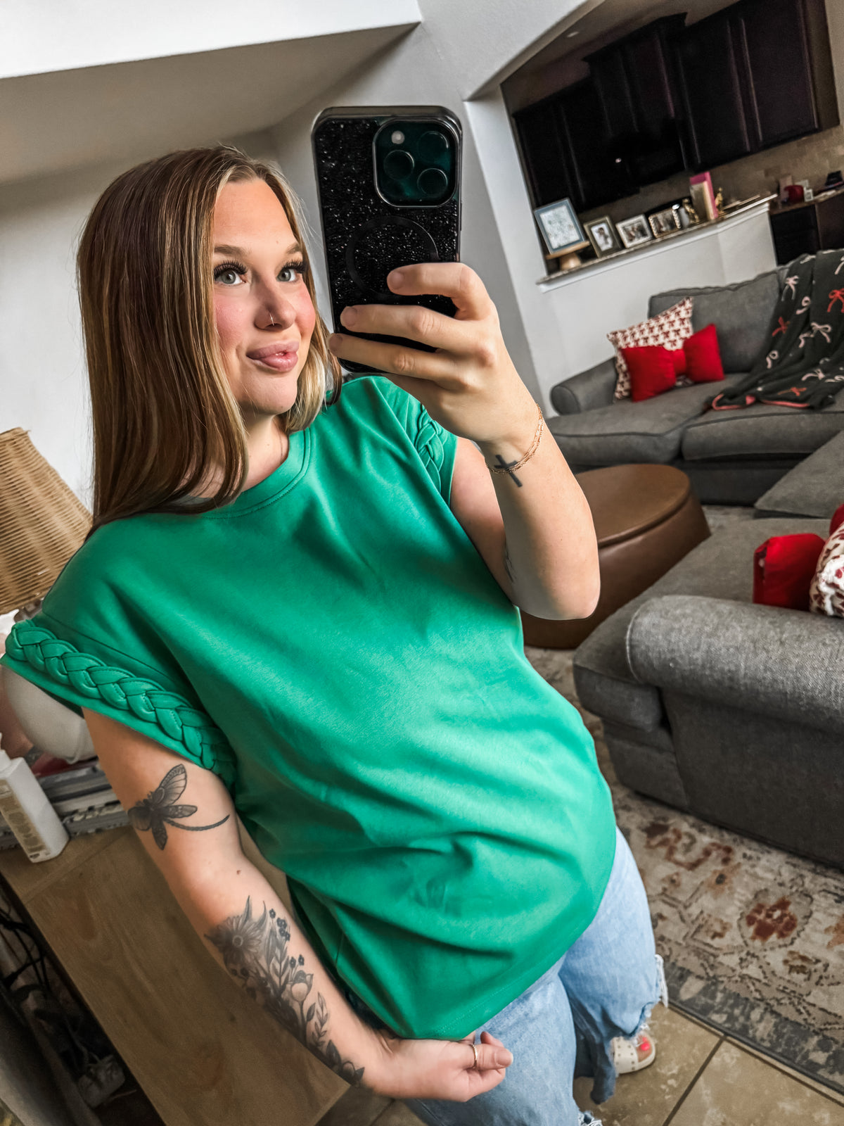 Classic Cutie Top in Kelly Green