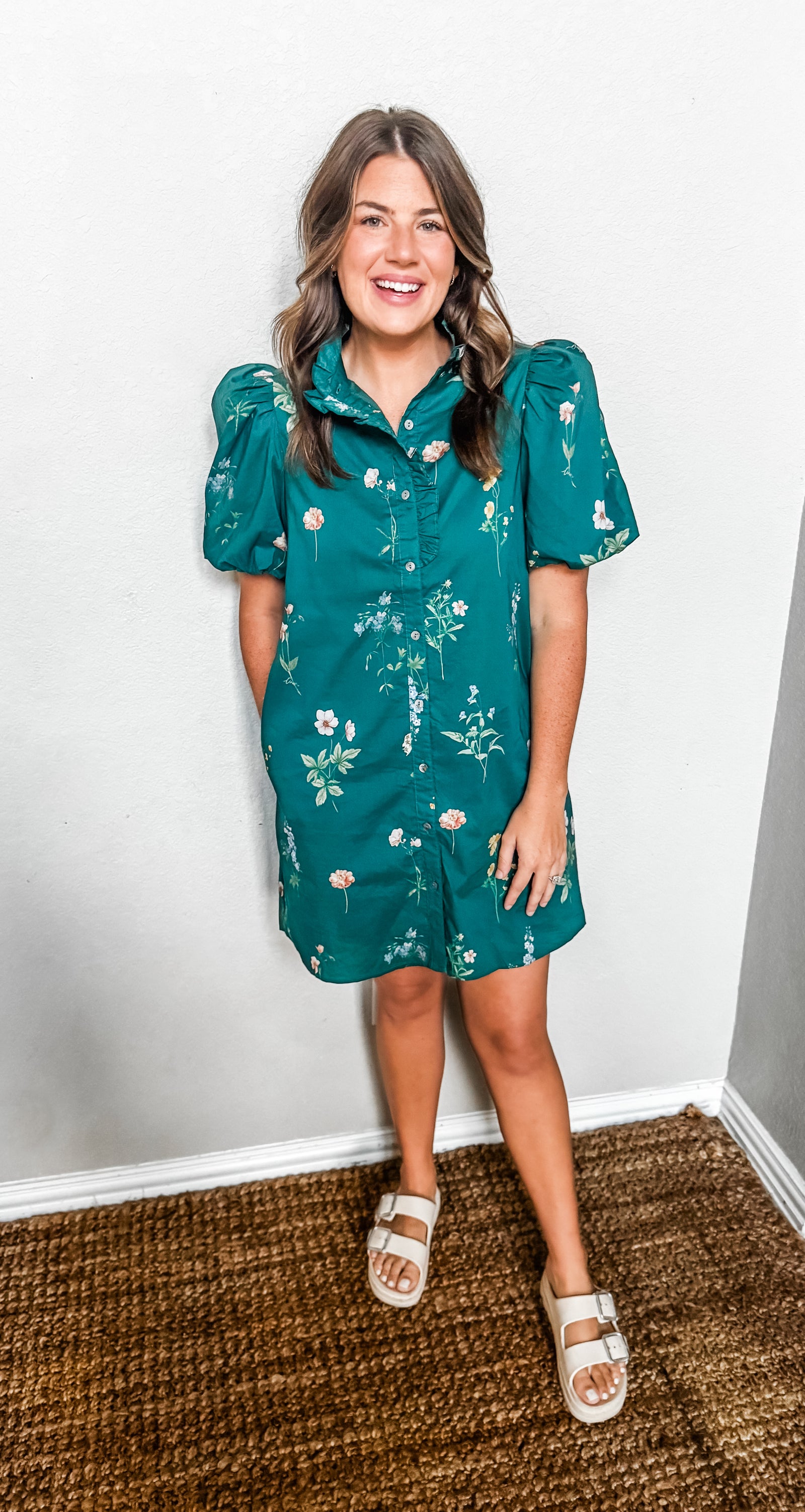 Evergreen Bloom Dress