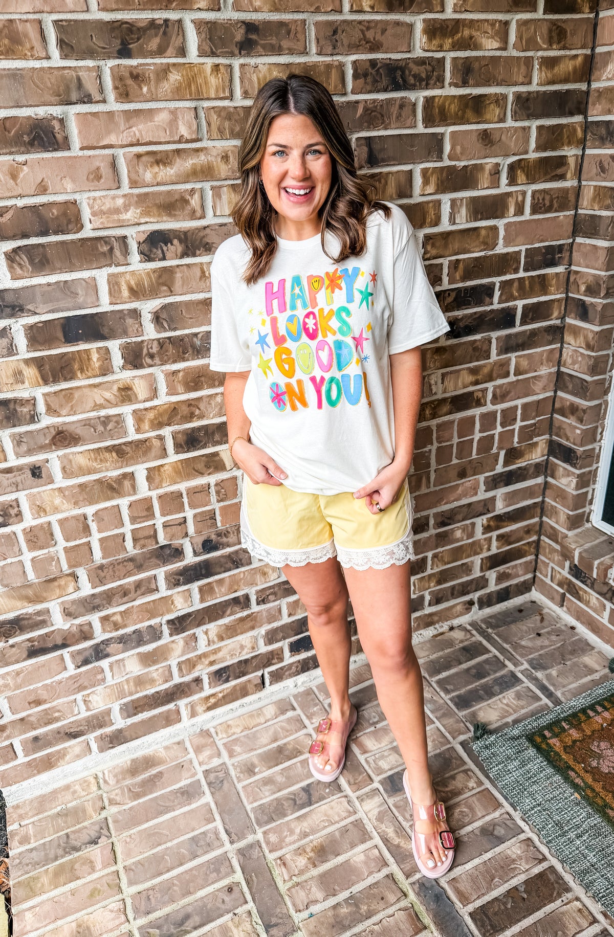 Happy Looks Good On You Tee