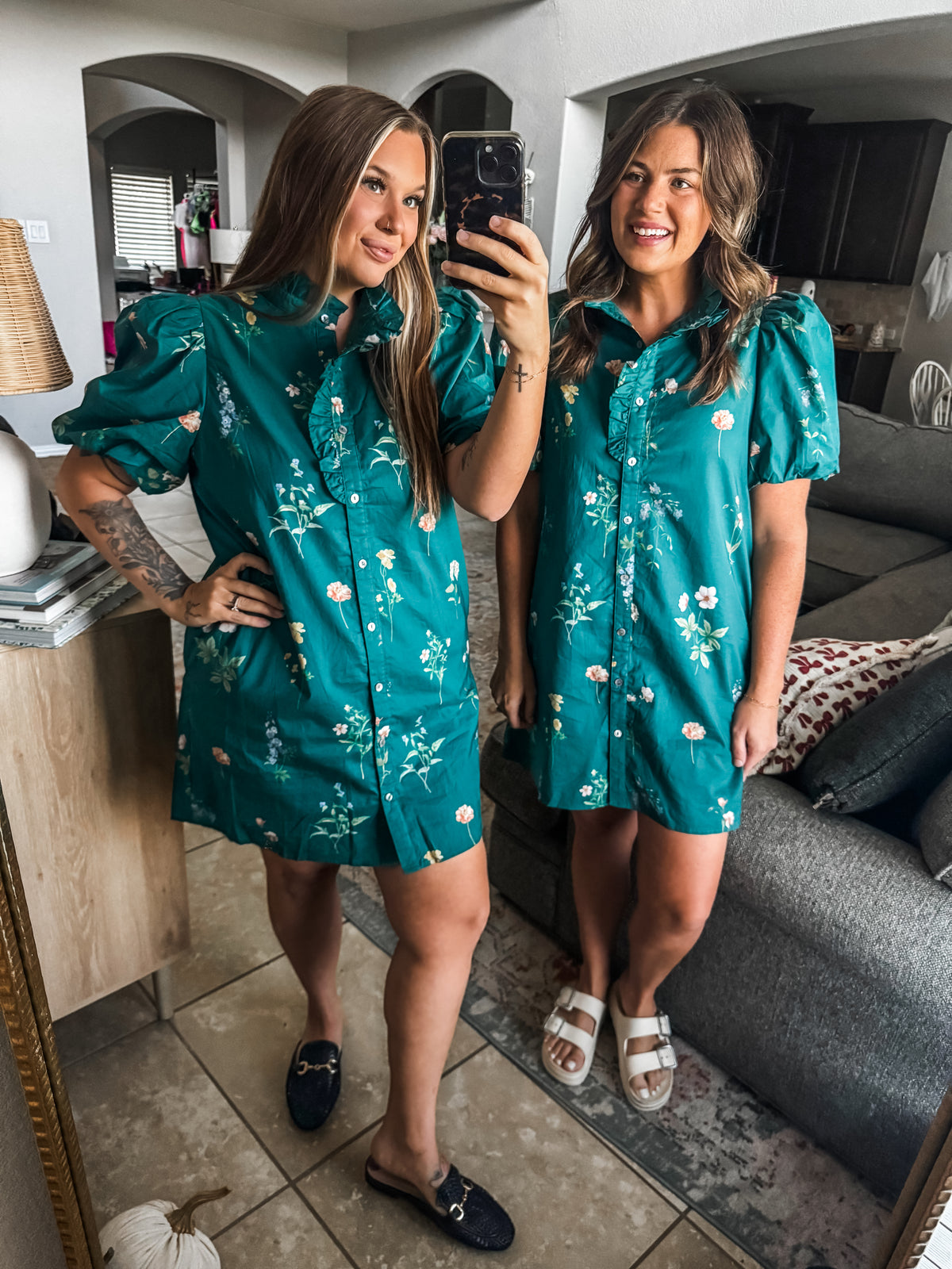 Evergreen Bloom Dress