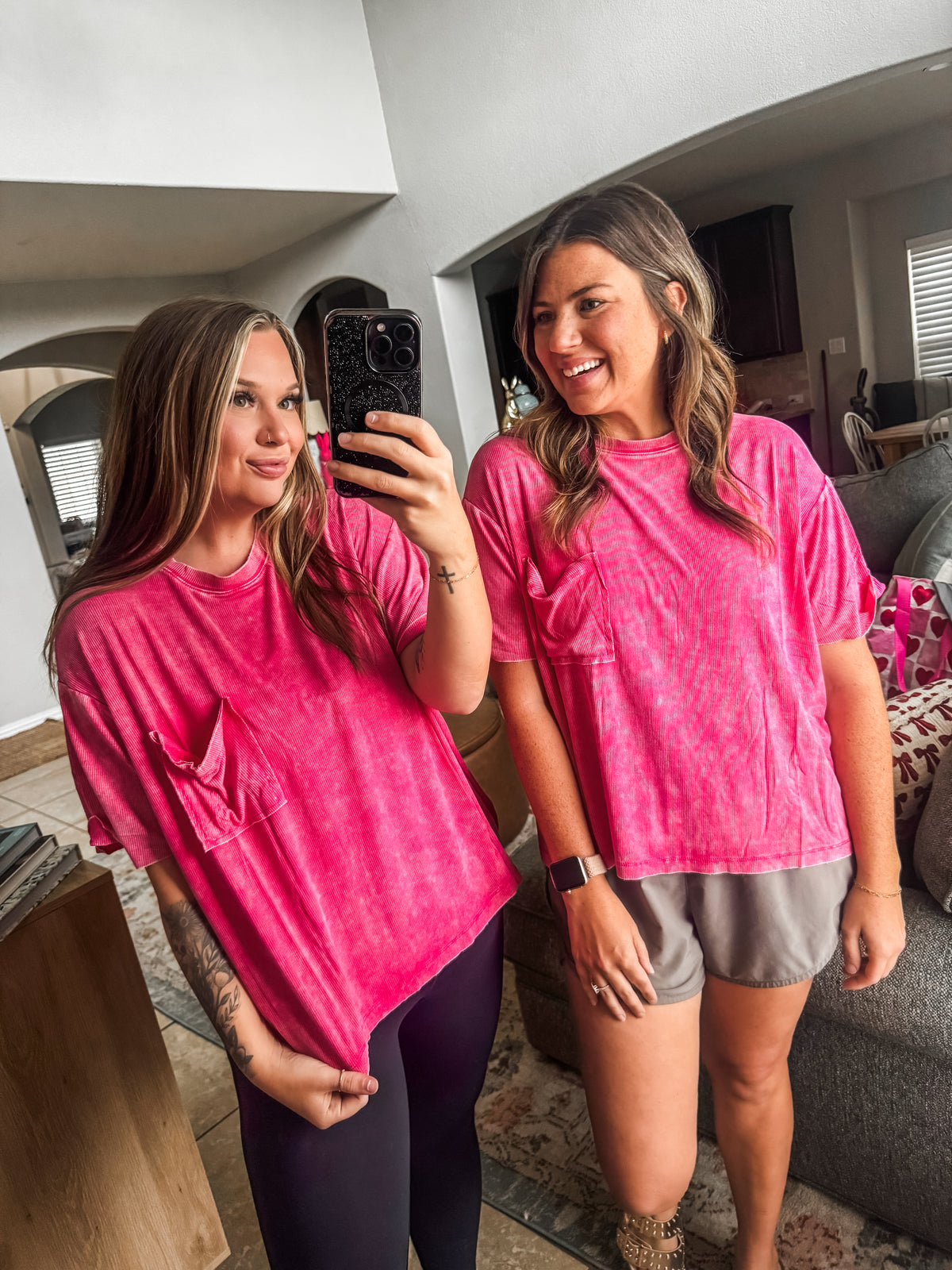 Easy Going Tee in Pink