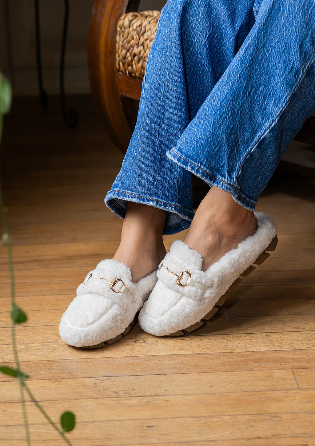 Cocoa Shearling Mule