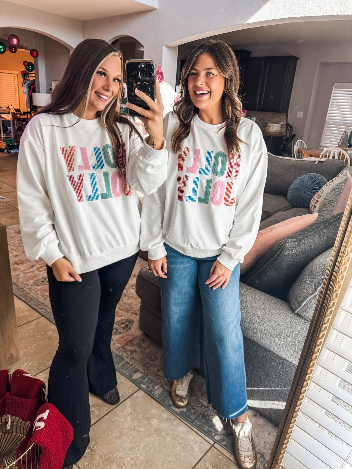 Holly Jolly Patchwork Top