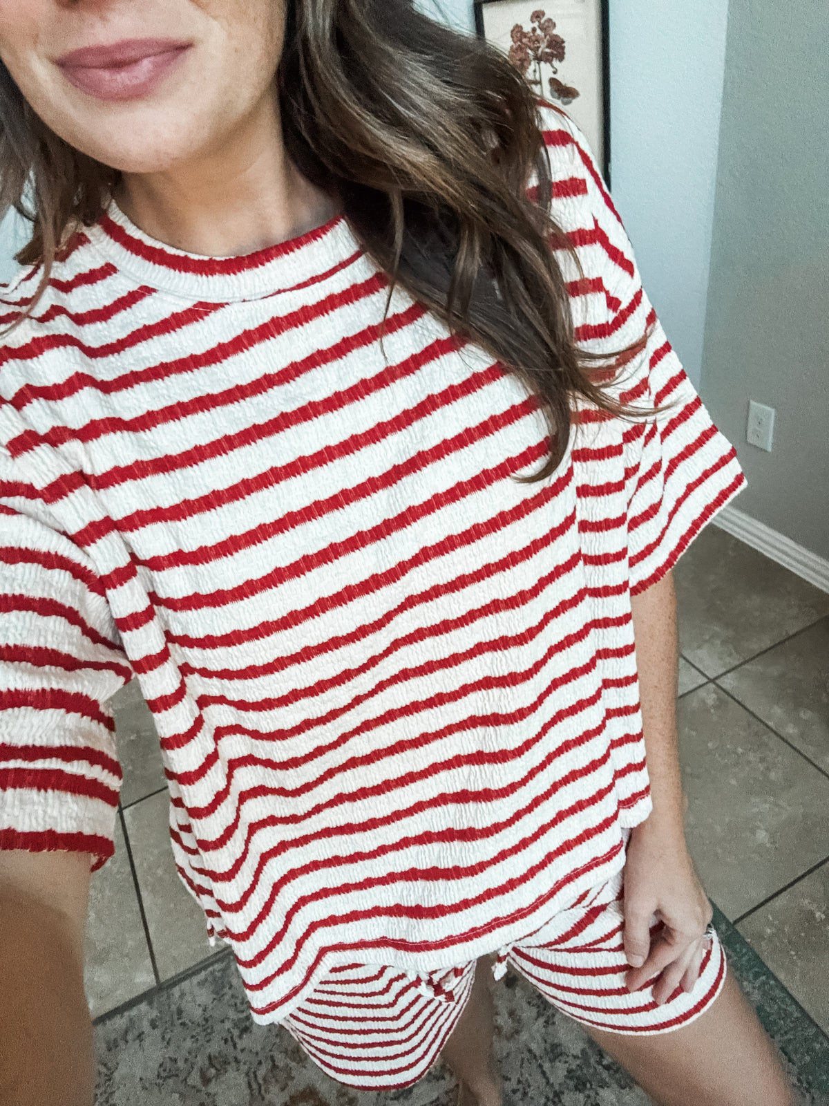 Must Have Stripe Set in Red
