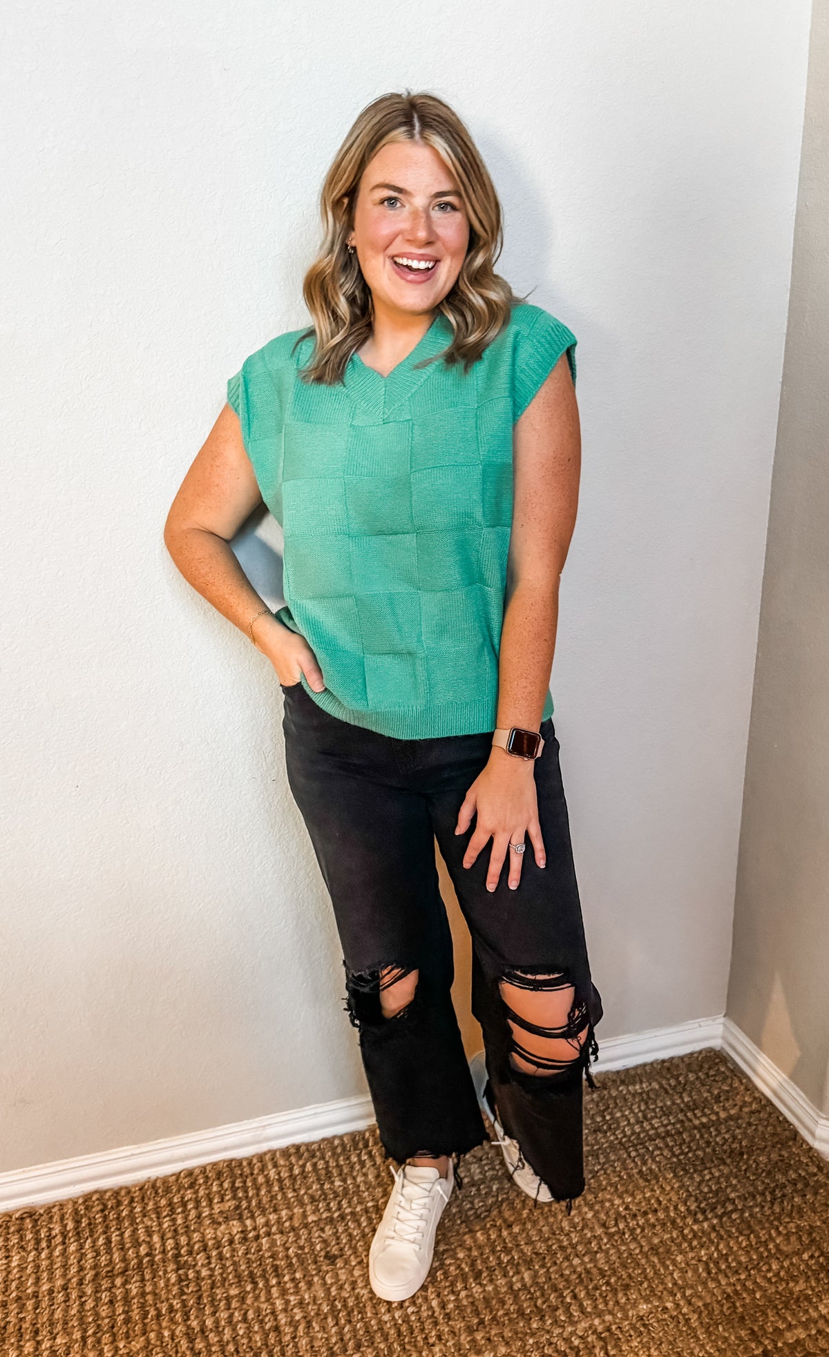 Waited For Your Call Sweater Vest