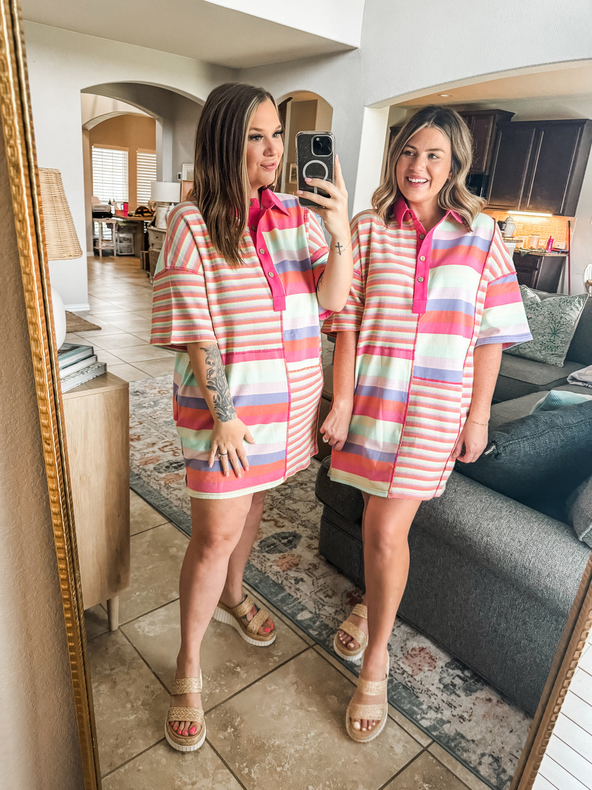 2 Way Street Dress in Neon