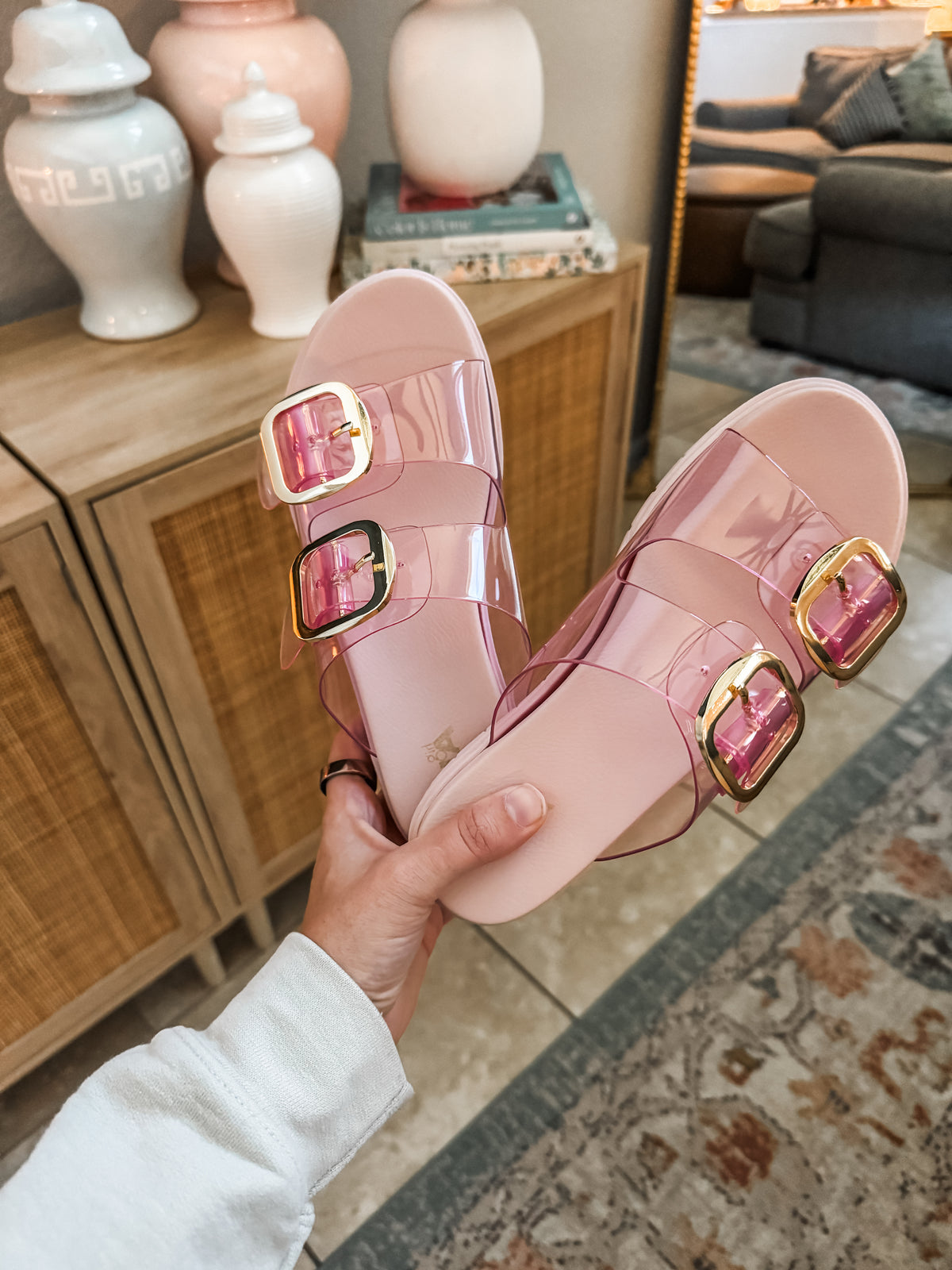 Pink Jelly Sandal