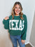 Oversized Texas Crewneck- Green