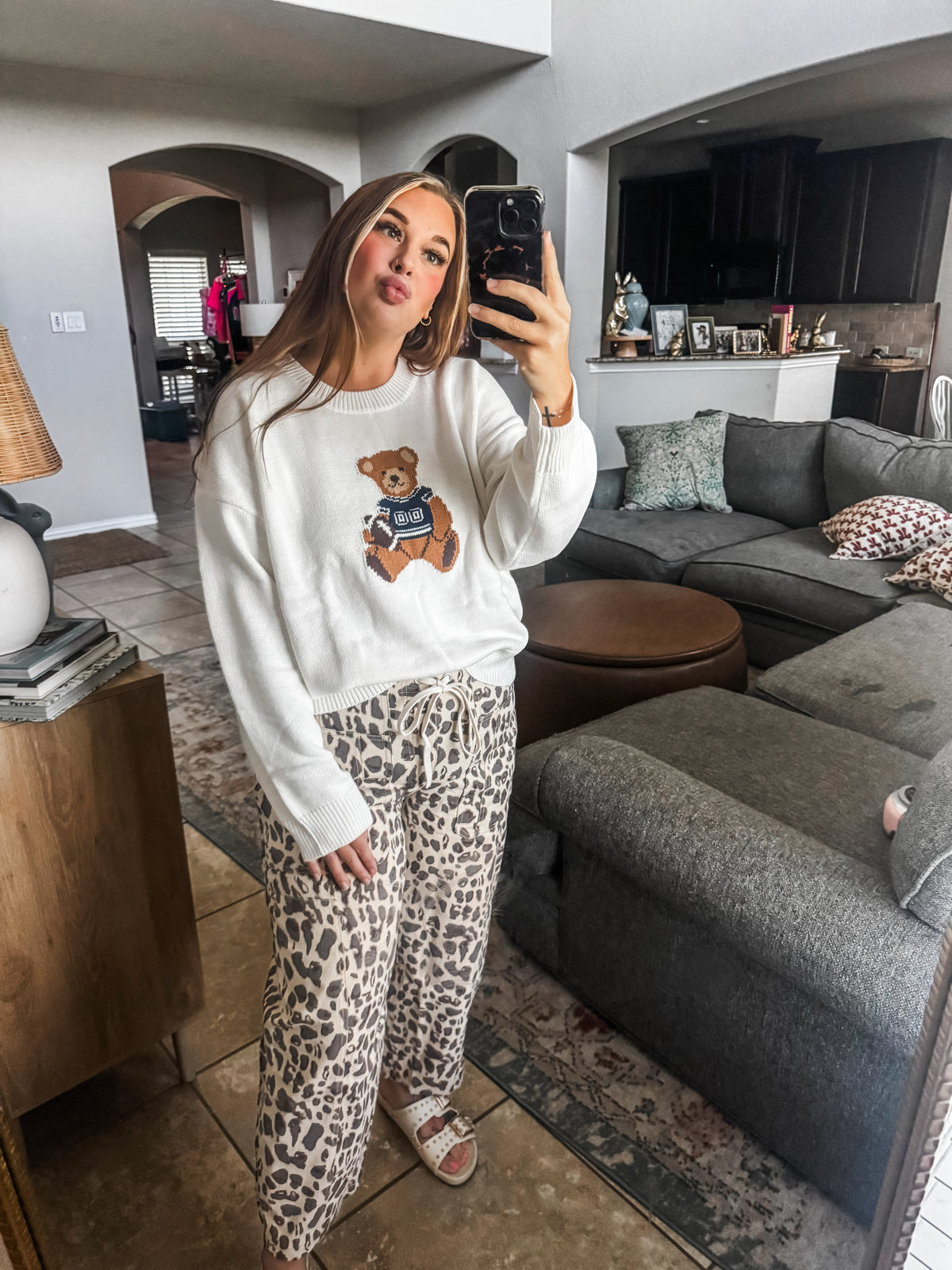 Football Teddy Sweater