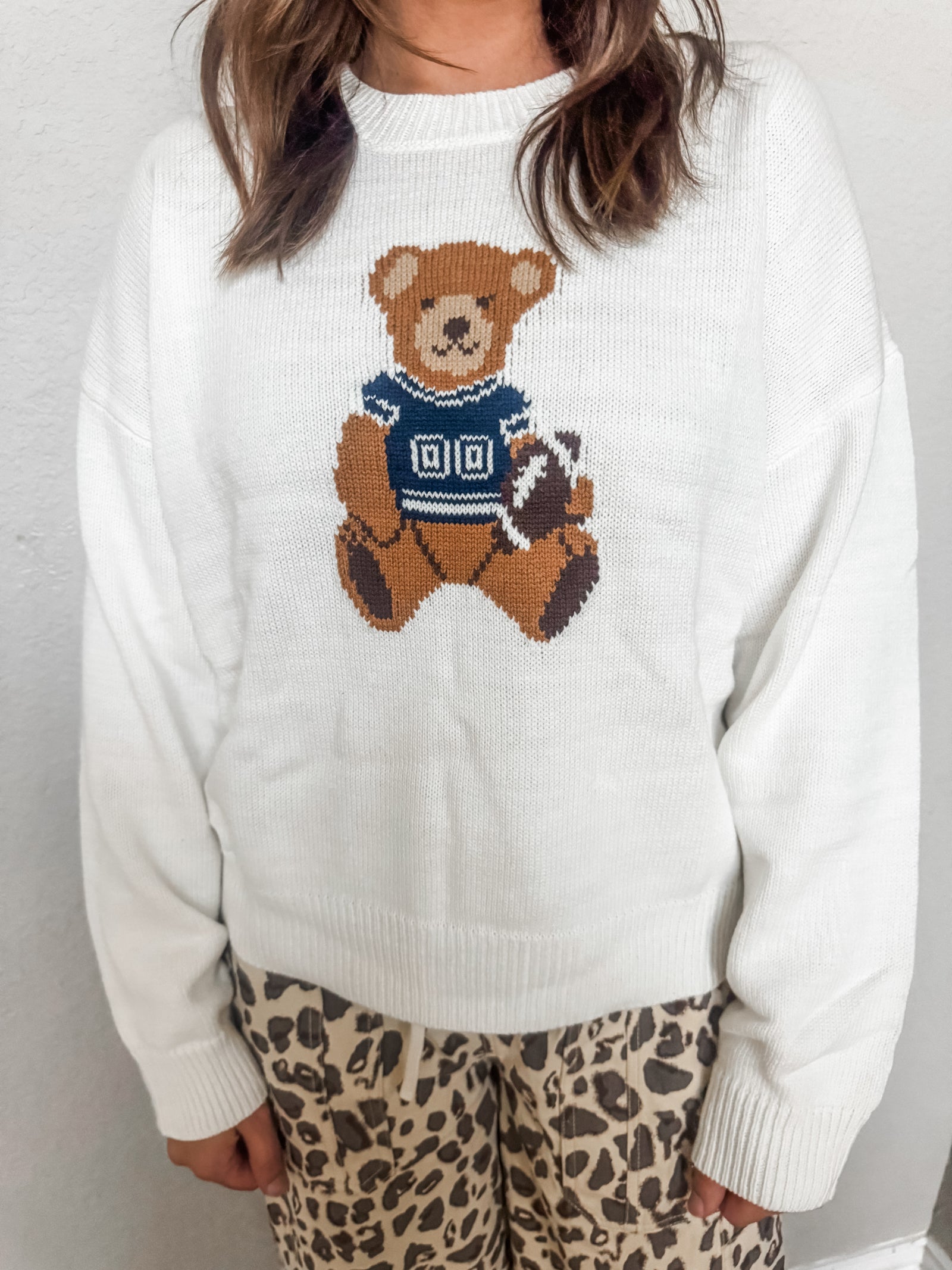 Football Teddy Sweater