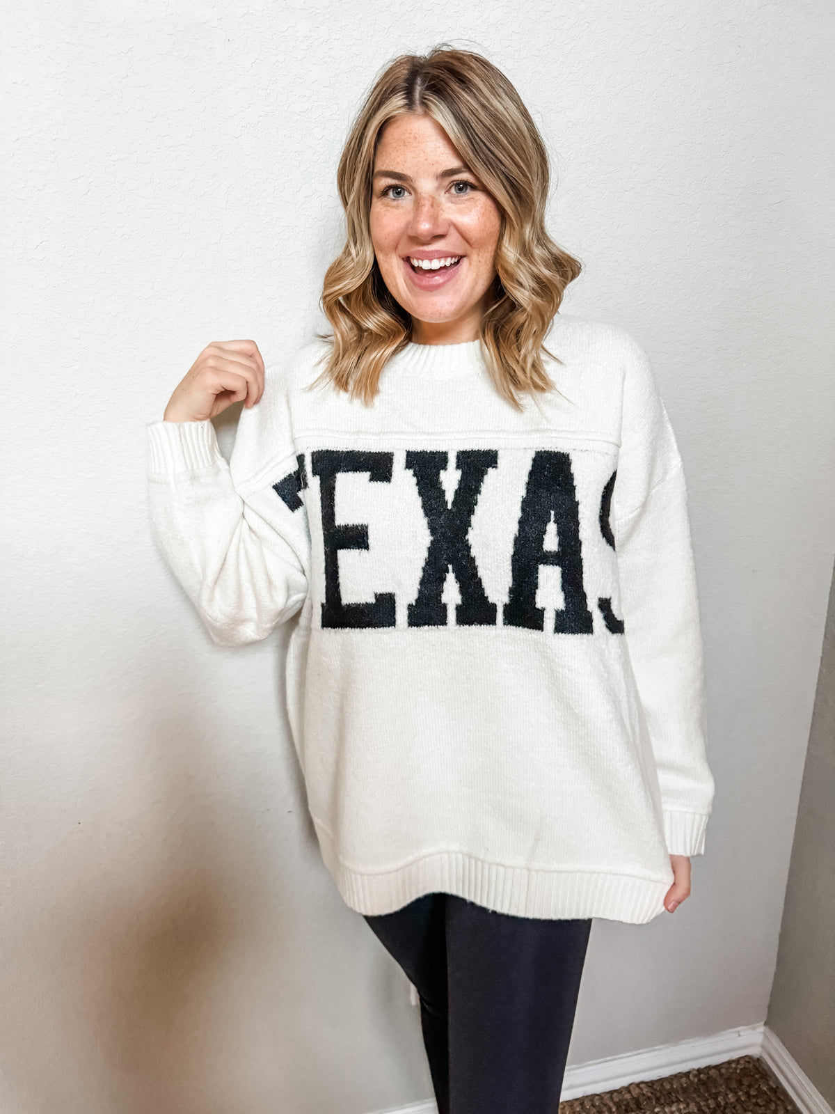 Oversized Texas Sweater - Ivory