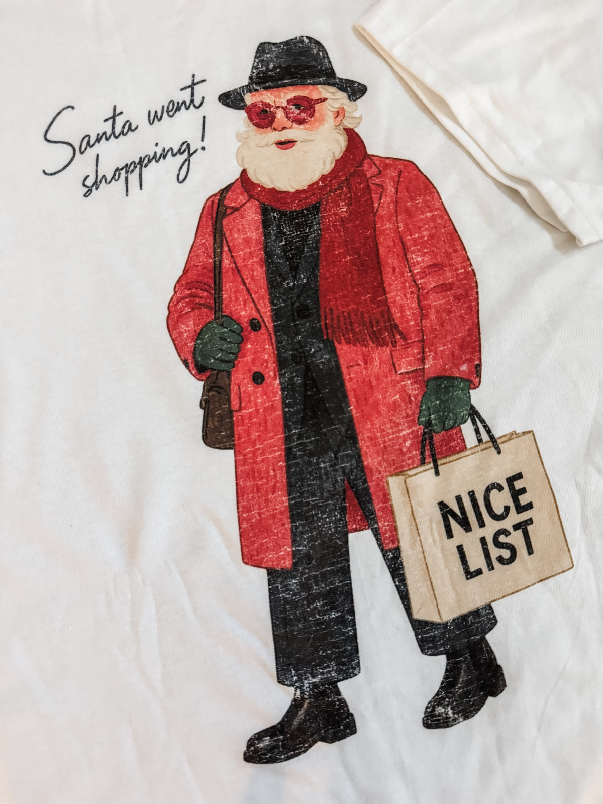 Santa Went Shopping Tee