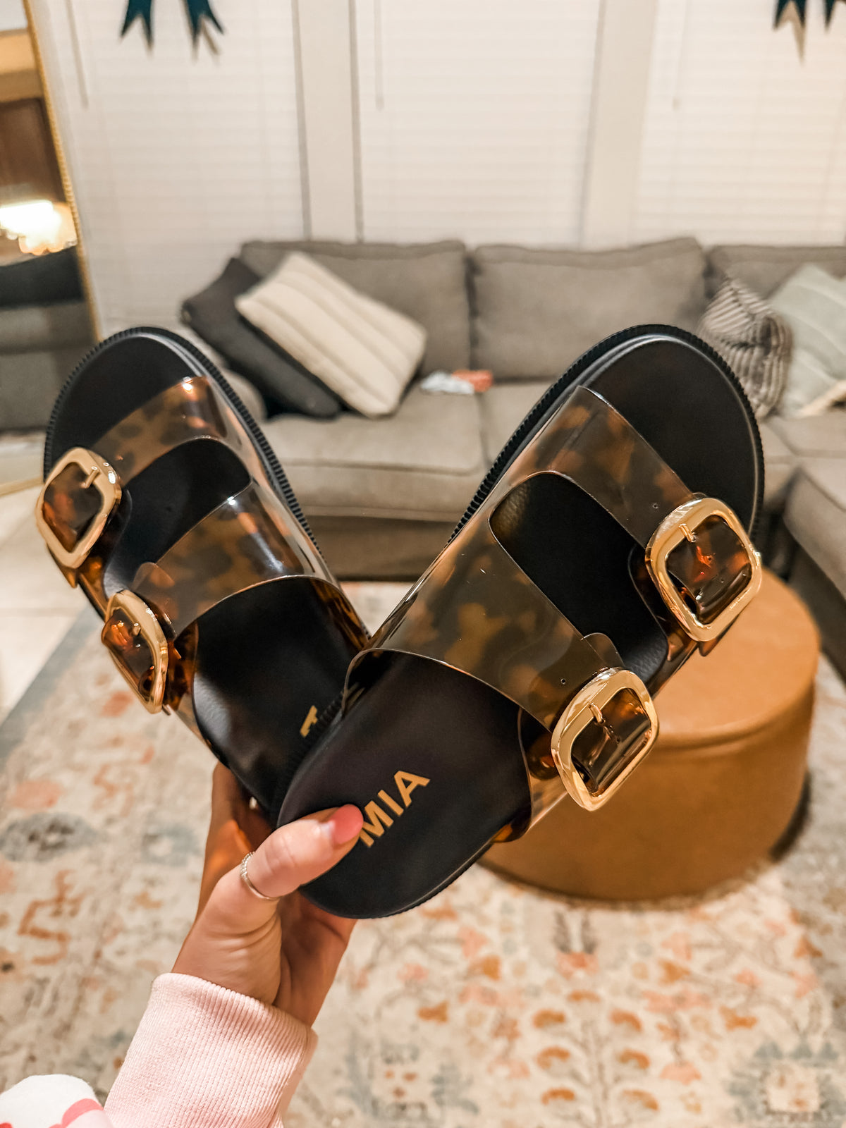 Tortoise Jelly Sandal