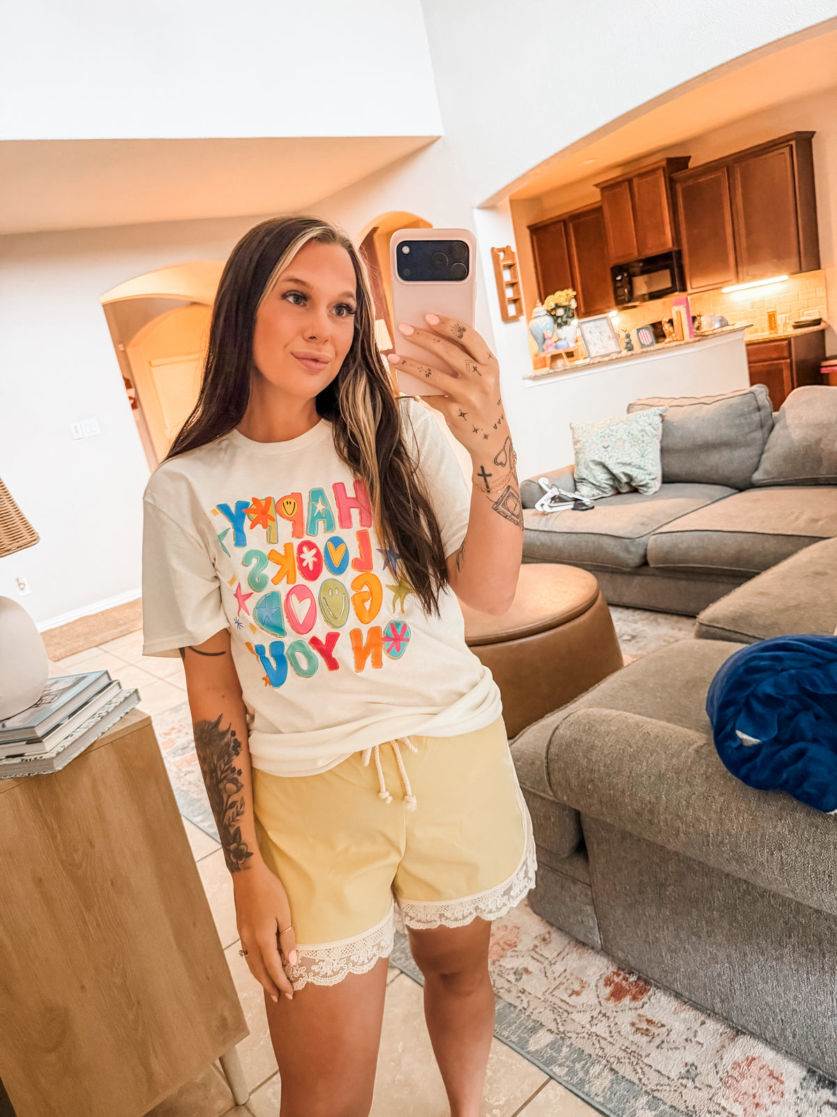 Simply Elevated Short in Yellow