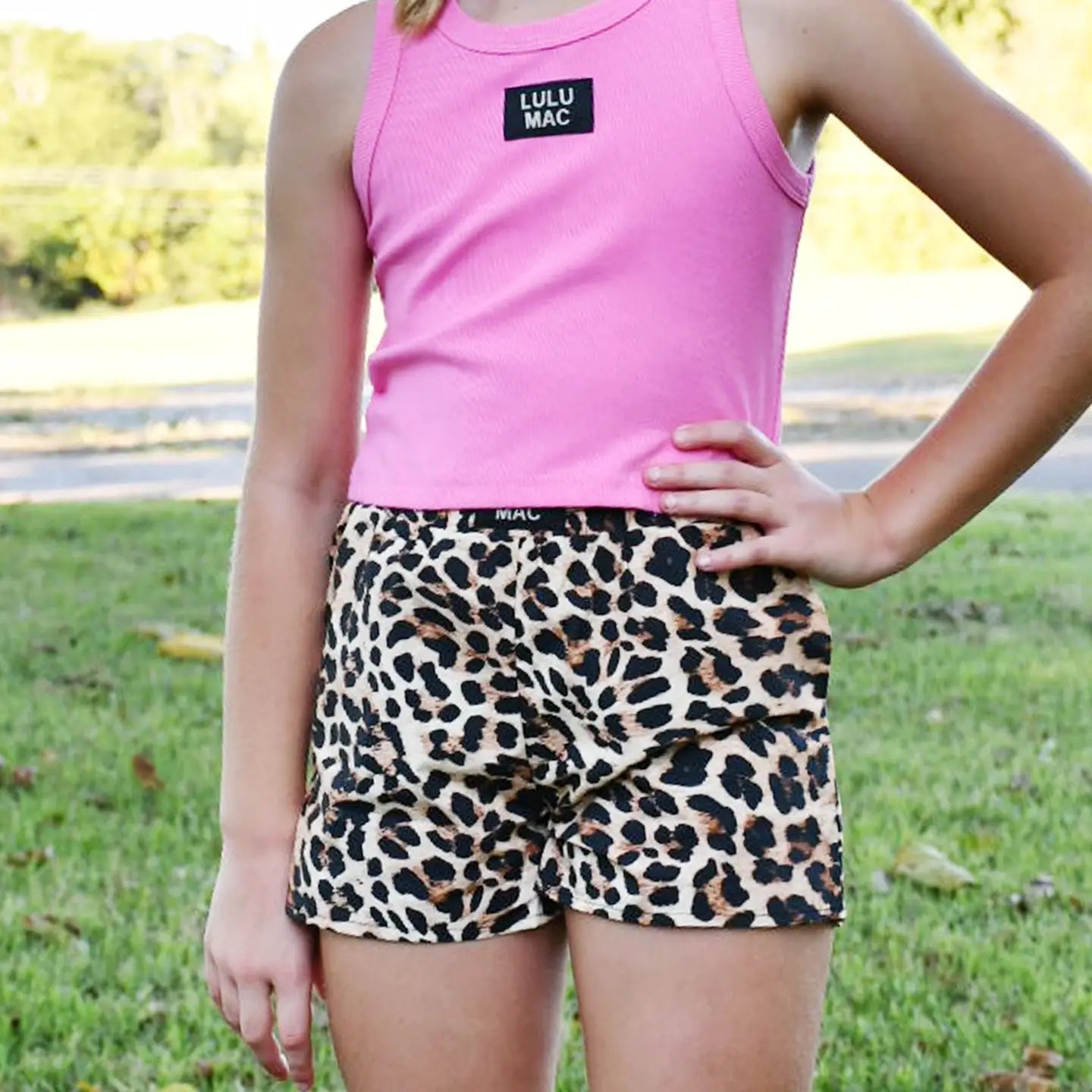 YOUTH Lulu Mac Shorts- Leopard  *PREORDER*